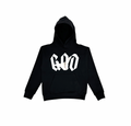Praise God graphic hoodie gold