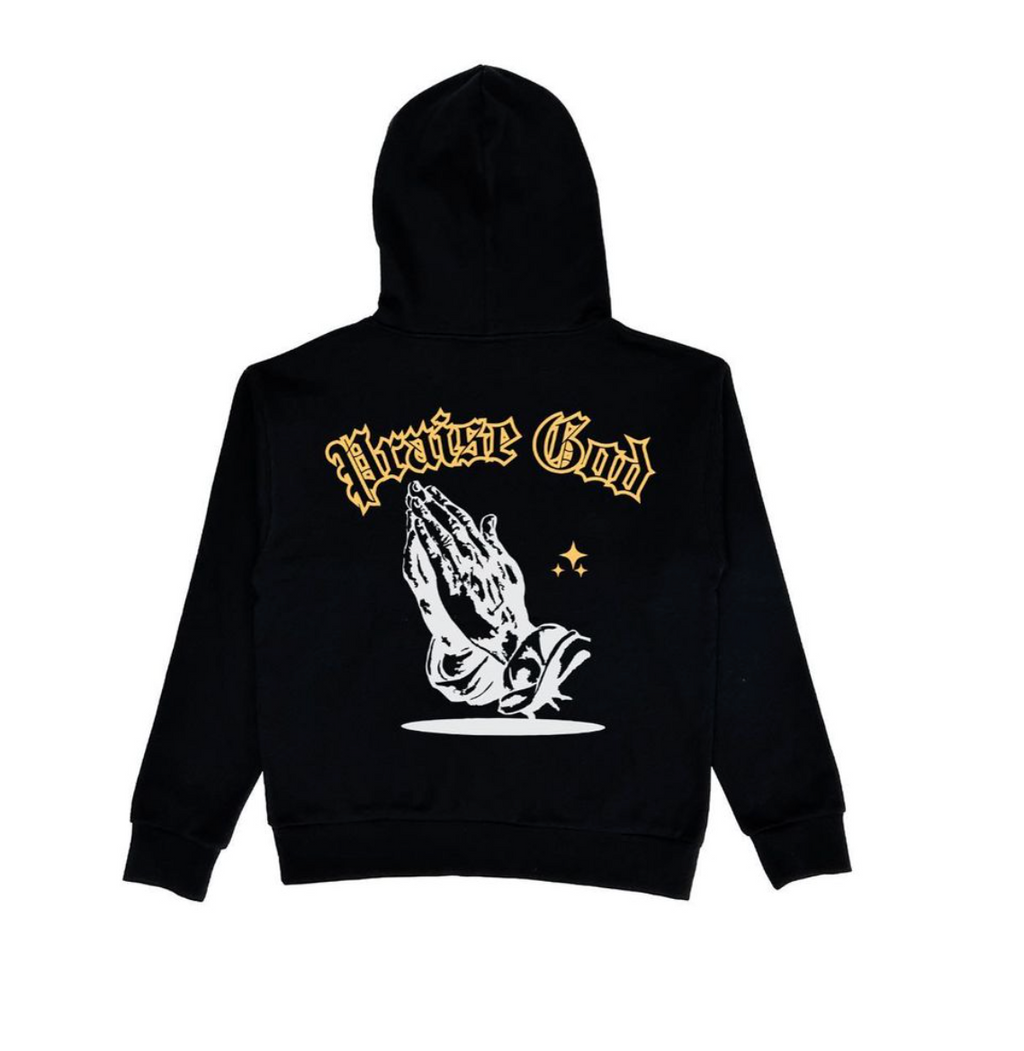 Praise God graphic hoodie